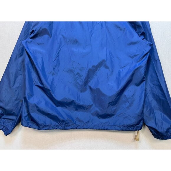Jos. A. Bank Men's Nylon Packable Waterproof Hooded Jacket Sz M Blue Long Sleeve - Picture 13 of 13